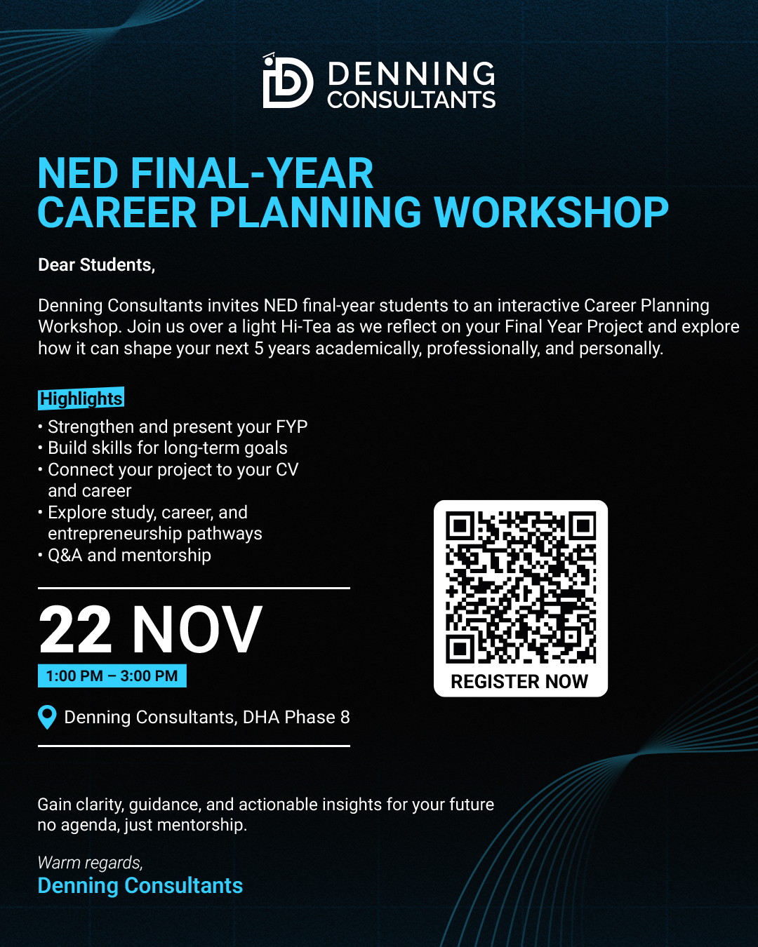 Static - Invitation Post NED Career Planning Workshop