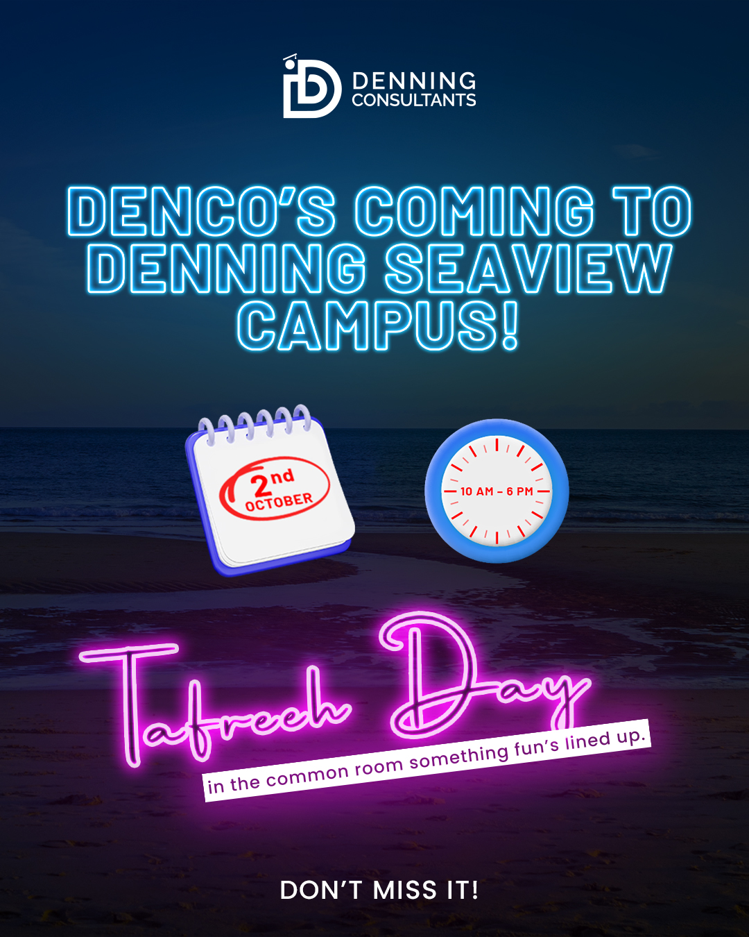 Tafree Day Seaview Campus!