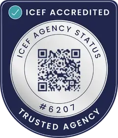 ICEF Accredited Agency – Trusted Agency #6207